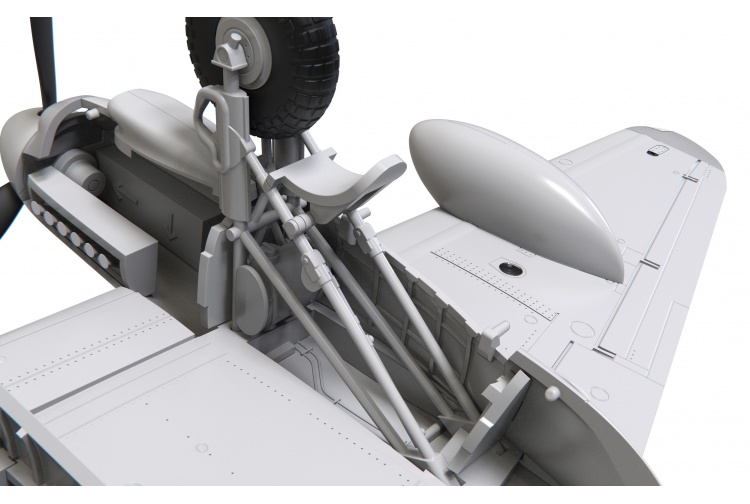 Airfix A04023 de Havilland Mosquito B.XVI Unpainted Closeup Wheels