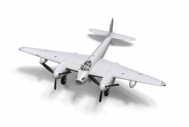 Airfix A04023 de Havilland Mosquito B.XVI Unpainted Front Top