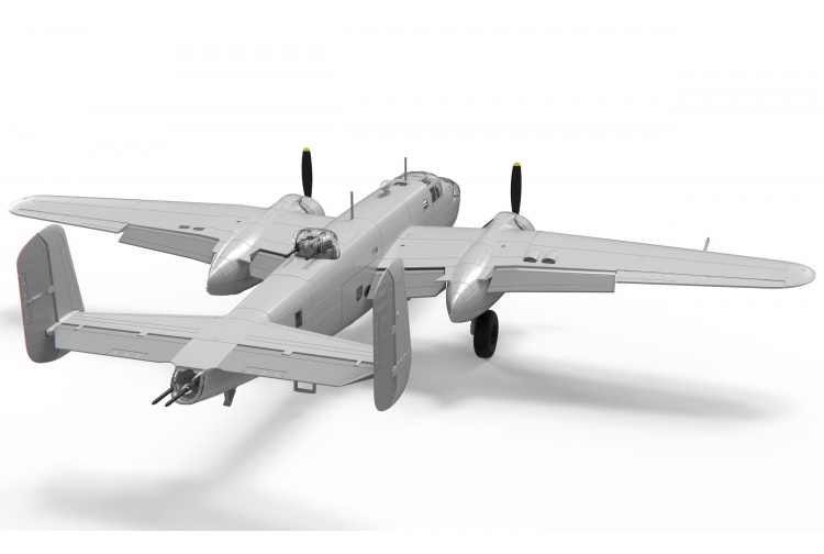 Airfix A06020 North American B25B Mitchell Rear Right