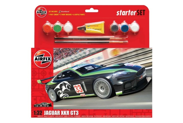 Airfix A55306 Large Starter Set Jaguar XKR GT3 