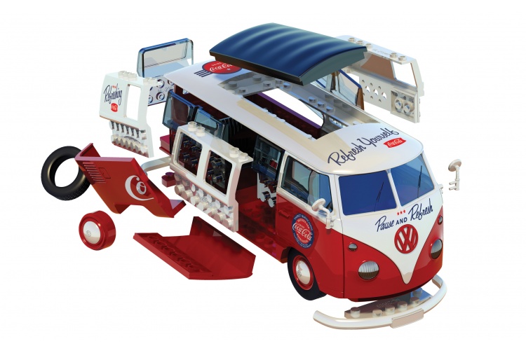 Airfix J6047 Coca-Cola VW Camper Van Parts