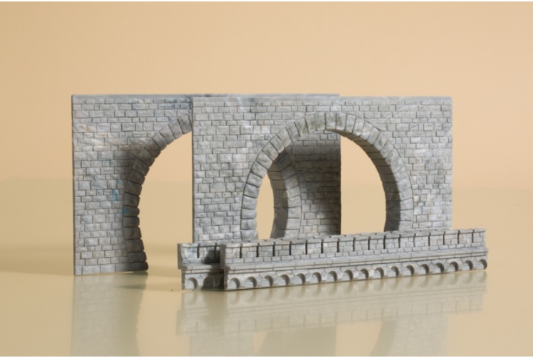 Auhagen 41587 HO/OO Double Track Tunnel Portals pic2