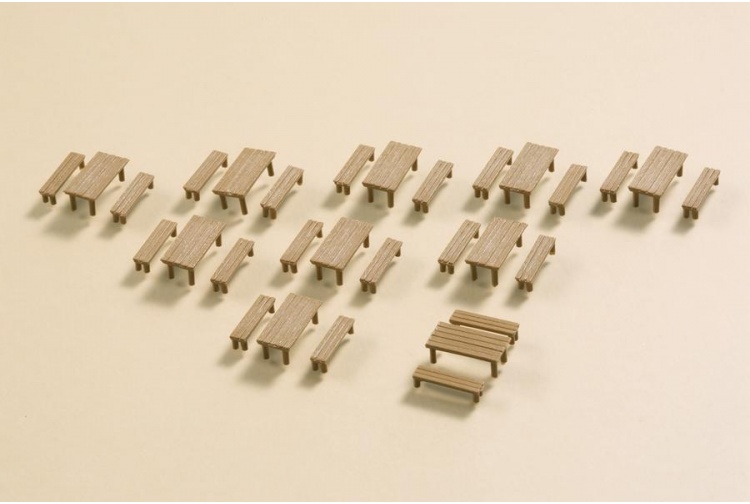 Auhagen 44650 Benches And Tables