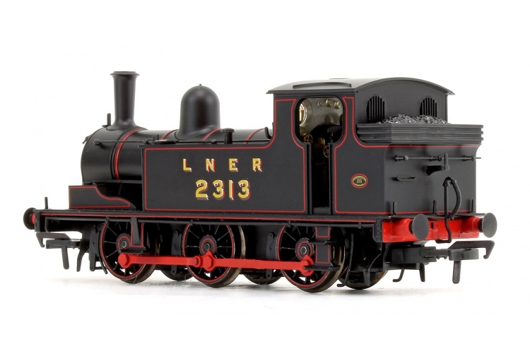Bachmann 31-060 LNER J72 Class LNER Lined Black 0-6-0 Tank Locomotive No. 2313 Rear Left