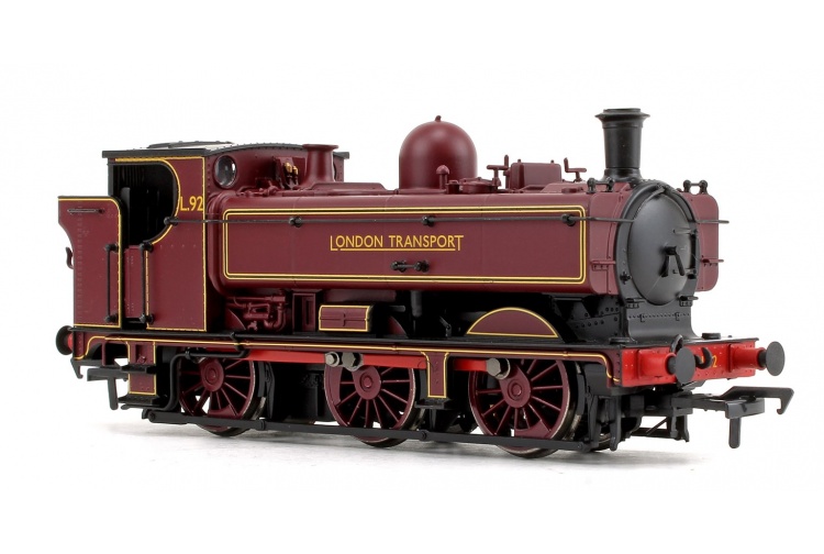 Bachmann 32-217A GWR Class 57xx 0-6-0 Pannier Tank L92 London Transport Lined Right Side