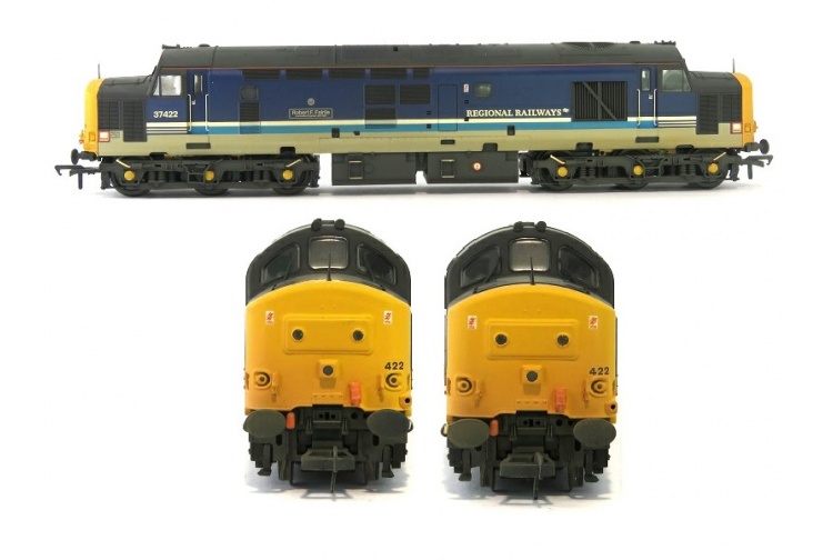 Bachmann 32-376A Class 37 422 Robert F Fairlie Regional Railways Diesel Locomotive Front Back Side