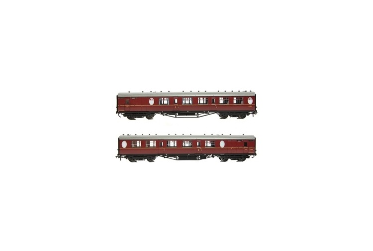 Bachmann 34-437A LNER Thompson Brake Composite Corridor BR Maroon