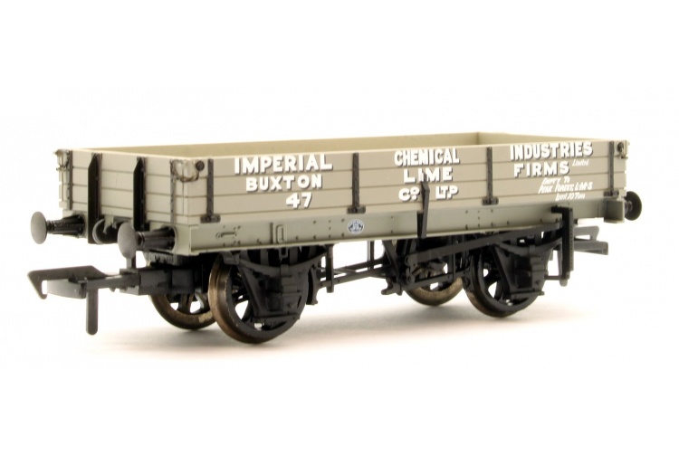 Bachmann 37-925A 3 Plank Wagon ICI Buxton Lime