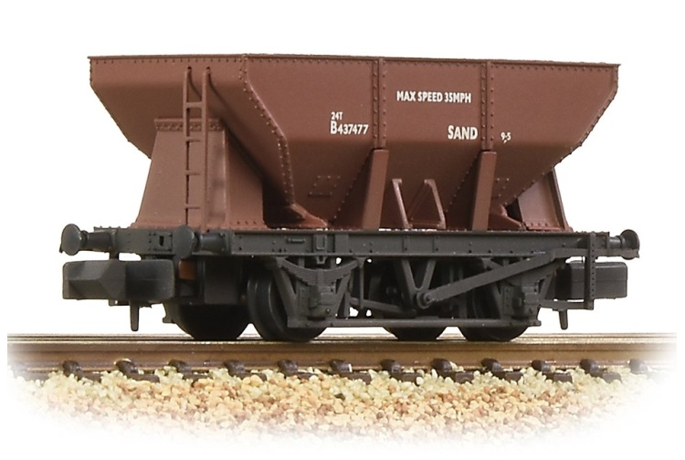 bachmann-graham-farish-373-216a-24t-iron-ore-hopper-br-bauxite-early-weathered-n-gauge
