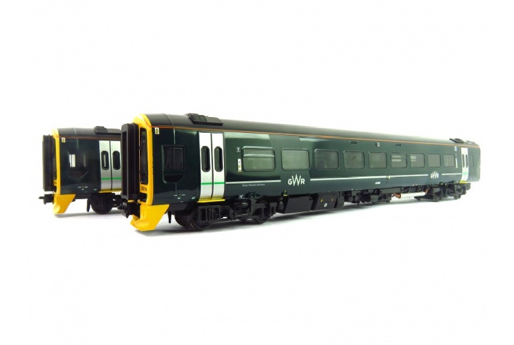 Bachmann 31-519 Class 158 2-Car DMU 158766 GWR Green (FirstGroup) Front Left