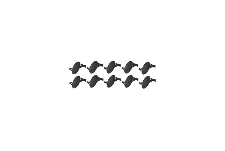 Bachmann 44-534 Scenecraft Satellite Dishes 10 pack