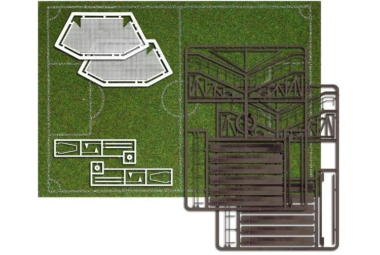Busch 1052 OO / HO Scale Football Pitch