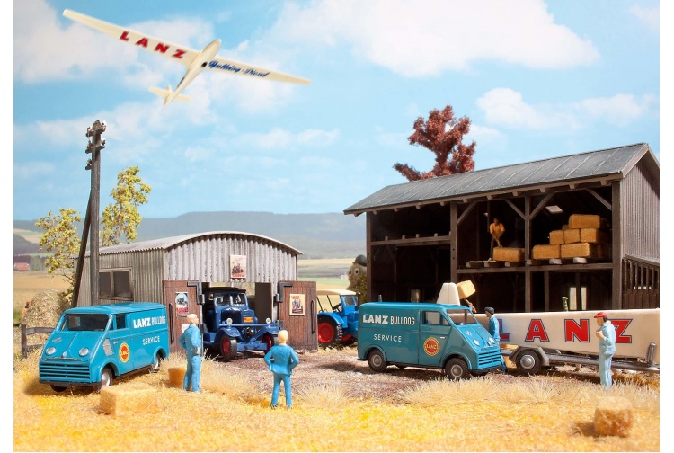 Busch 1064 Corrugated Garage