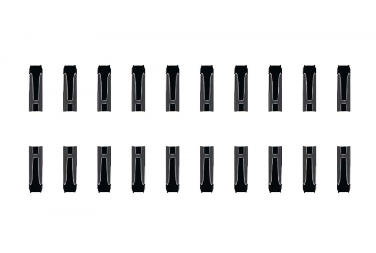 Busch 12369 HOf Narrow Gauge Fishplates (Pack of 20)