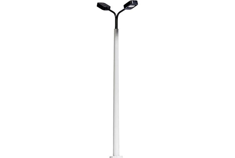 Busch 4139 OO Scale Concrete Street Lamp With Twin LED's