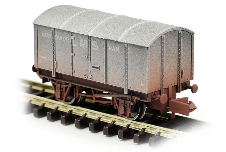 Dapol 2F-013-050 N Gauge Gunpowder Van LMS 299035 Weathered