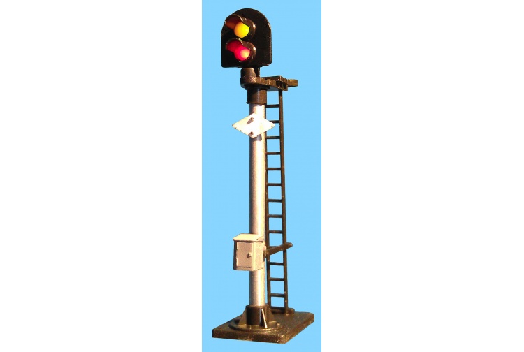 Eckon ES23 2 Aspect Red / Yellow Round Head OO Gauge Signal Kit