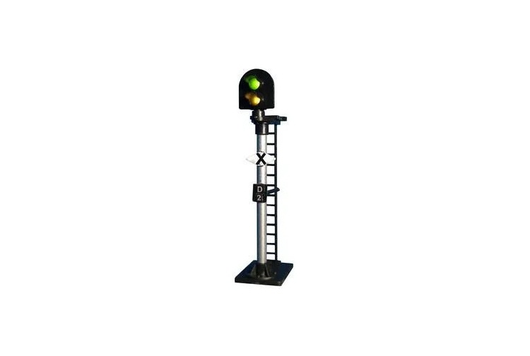 Eckon ES2D 2 Aspect Distant Round Head OO Gauge Signal Kit