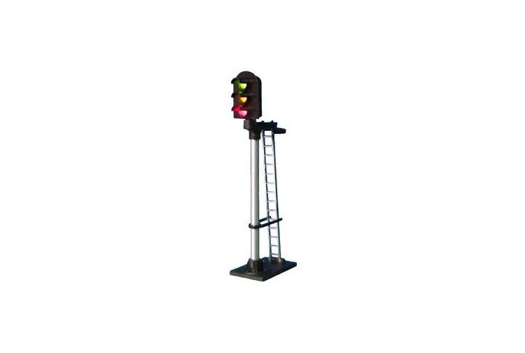 Eckon ES3 3 Aspect Home Round Head OO Gauge Signal Kit