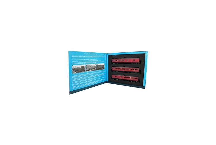 EFE Rail E86014 LSWR Cross Country 3-Coach Pack BR Crimson