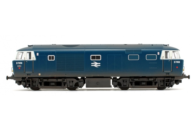 EFE Rail E84004 Class 35 'Hymek' D7056 BR Blue (Yellow Panels & White Cab Windows) Side