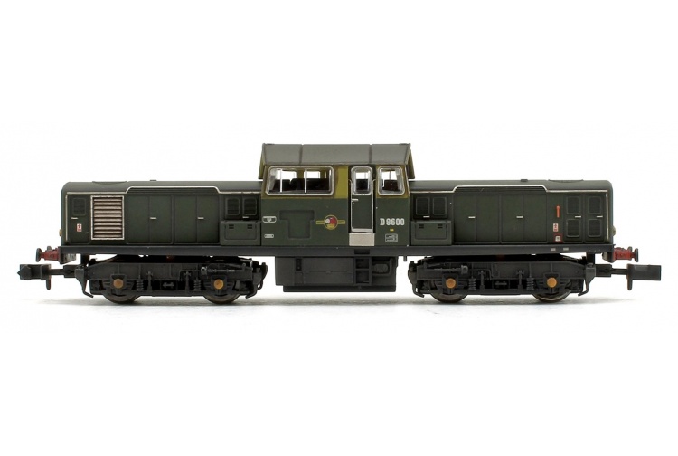 EFE Rail E84509 Class 17 D8600 BR Green (Small Yellow Panels) Side