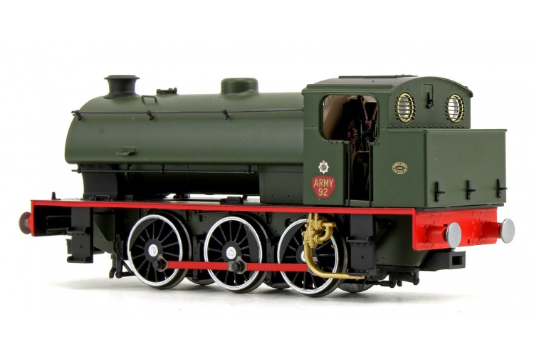 EFE Rail E85006 J94 Saddle Tank Army 92 'Waggoner' Army Green Rear Left