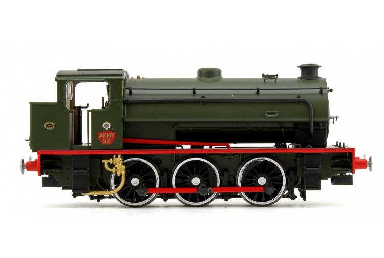 EFE Rail E85006 J94 Saddle Tank Army 92 'Waggoner' Army Green Side