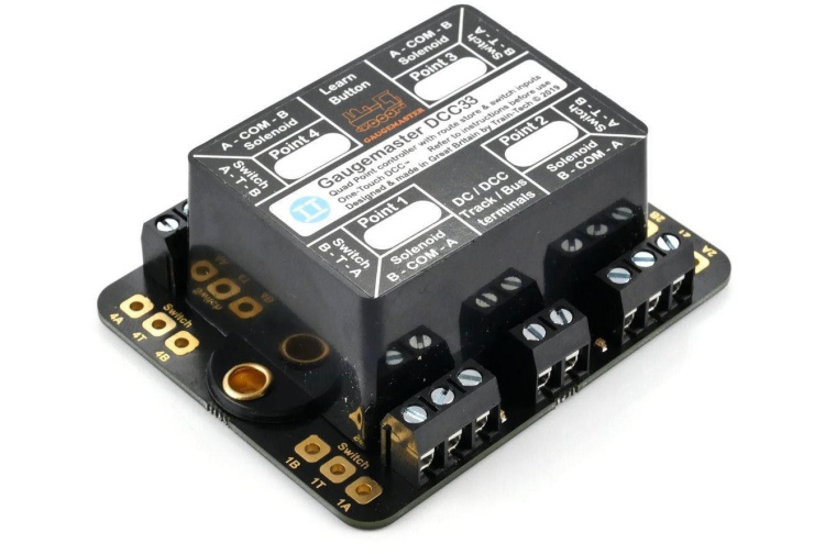 Gaugemaster DCC33 4 Way Point Motor Decoder With Capacitor Discharge Unit