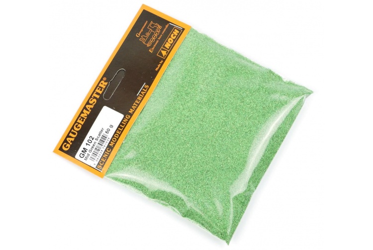 Gaugemaster GM102 Scatter Mid Green 50g Package