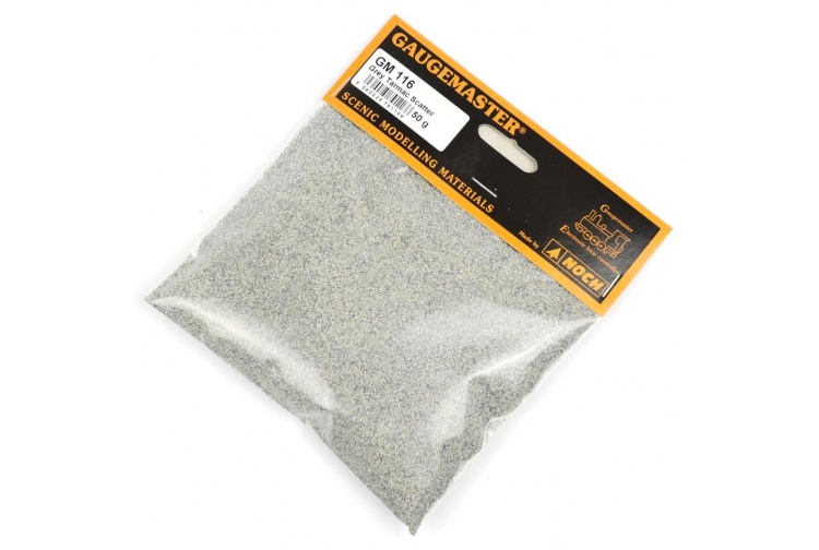 Gaugemaster GM116 Grey Tarmac Scenic Scatter 50g Package