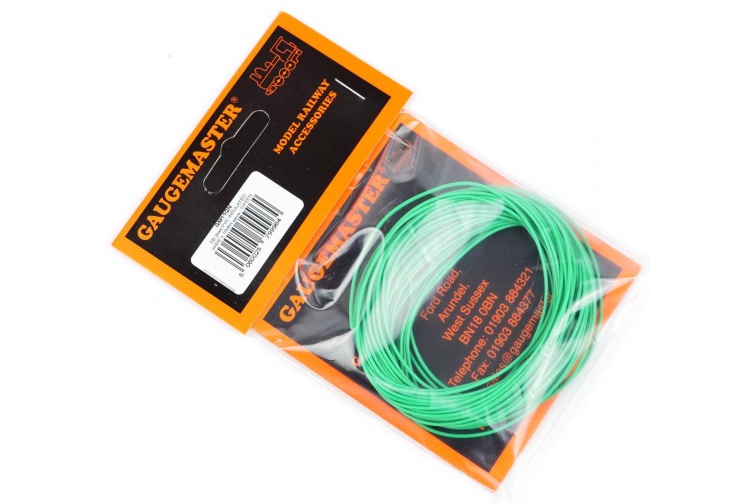 Gaugemaster GM11GN Green Wire (7 x 0.2mm) 10m Packet