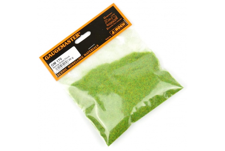 Gaugemaster GM170 Spring Grass Static Flock 30g Package