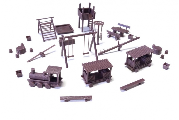 Gaugemaster GM416 Fordhampton Play Park Kit