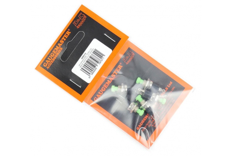 Gaugemaster GM515 Green Push To Make Switches 5 Package