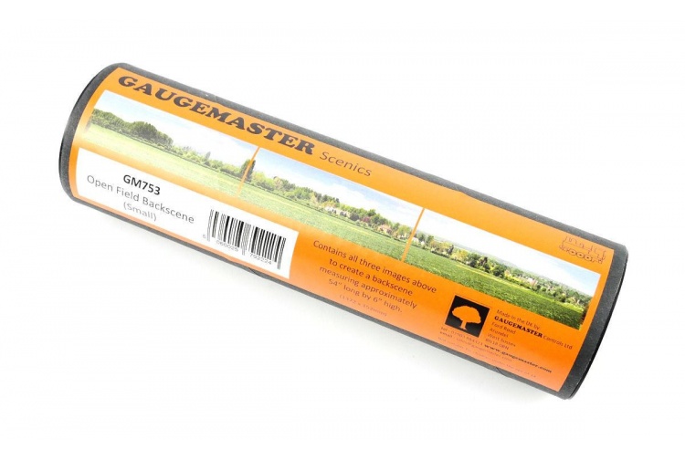 Gaugemaster GM753 Open Field Small Backscene (1372mm By 152mm) Package