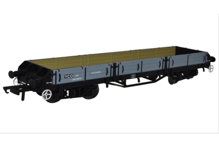 gaugemaster-oxford-rail-or76pil002-pilchard-wagon-br-black-db990092-oo-gauge