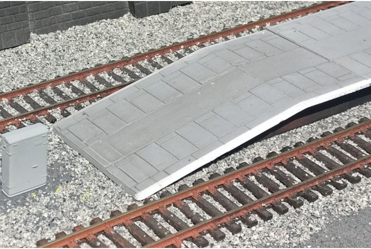 Gaugemaster GM456 OO Gauge Station Platform Ramps Straight (Pack of 2)