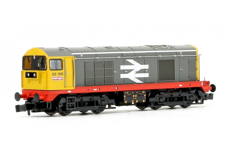 Graham Farish 371-034A Class 20 156 BR Railfreight Red Stripe Diesel Locomotive
