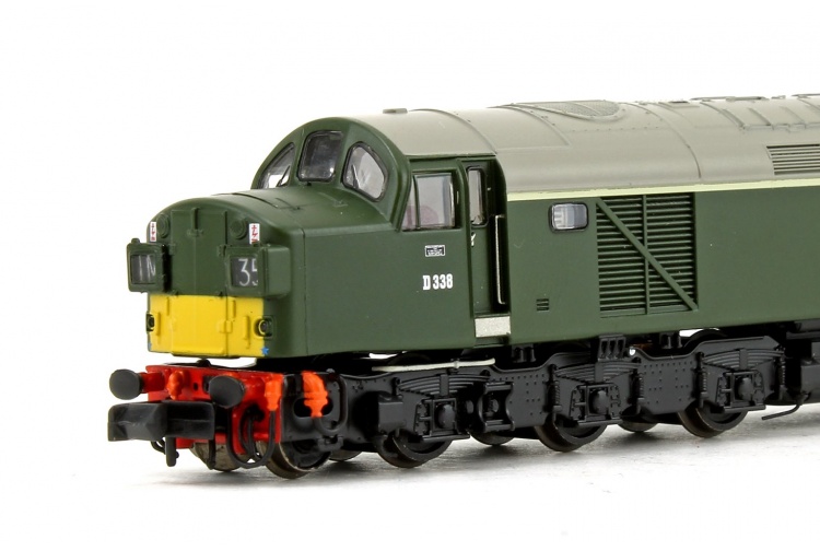 Graham Farish 371-185 Class 40 Split Headcode D338 BR Green (Small Yellow Panels) Cab