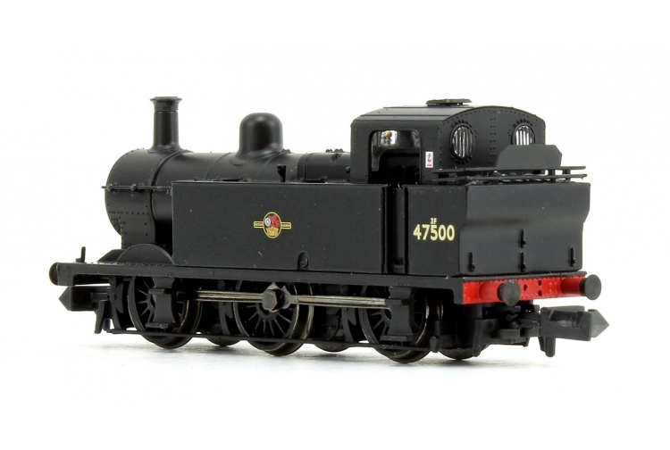 Graham Farish 372-212A LMS 3F Jinty Tank 47500 BR Black (Late Crest) Rear Left
