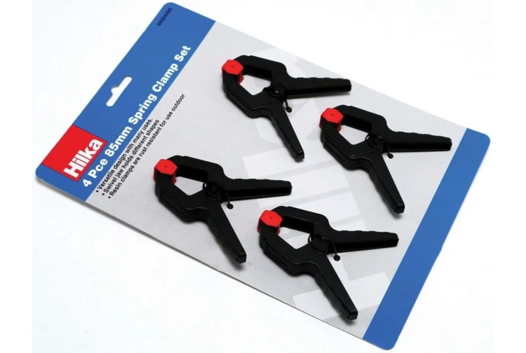 Hilka 64024490 85mm Spring Clamp Set (Pack Of 4)