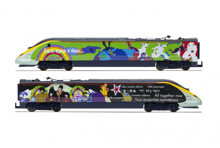 Hornby R3829 Eurostar Class 373 Set 3005 And 3006 Yellow Submarine Train Pack Profile 1 Power Cars