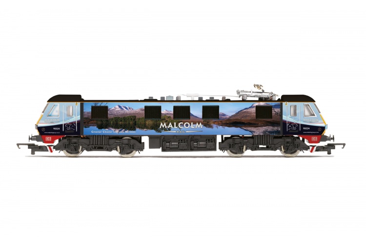 Hornby R3924 Malcolm Rail Class 90 Bo-Bo 90024