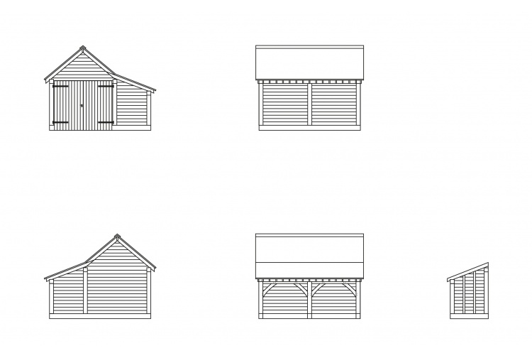 Hornby R7271 Modern Timber Garage