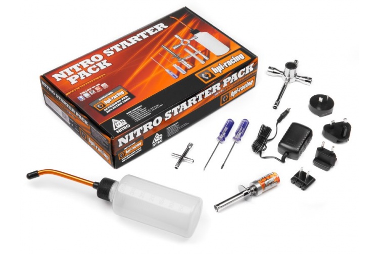 HPI Racing 110605 Nitro Starter Pack Contents