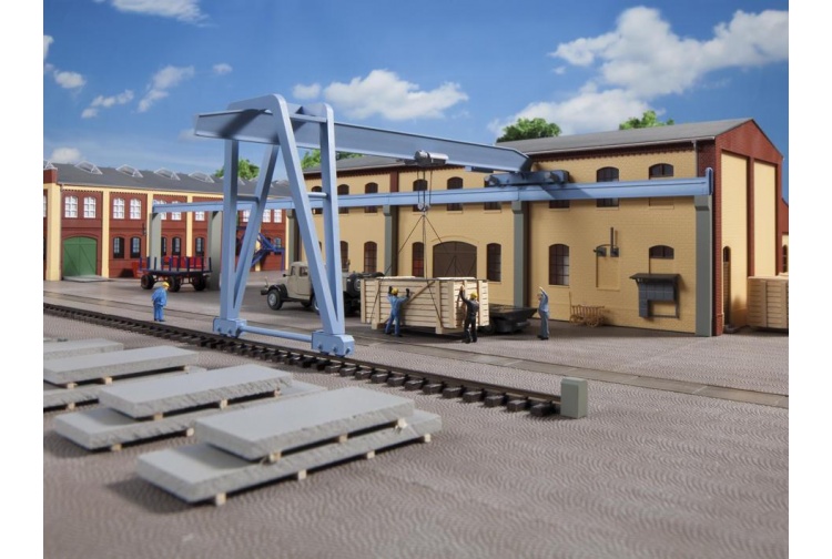 Auhagen 11437 Semi Portal Crane H0/00 Gauge Plastic Kit
