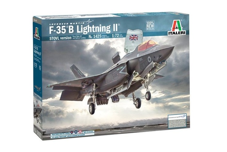 Italeri 1425 F35B Lightning II 1:72 Scale Model Aircraft Kit