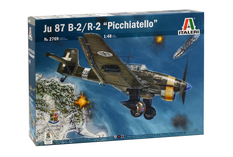 Italeri 2769 JU 87 B-2/R-2 "Picchiatello" 1:48 Scale Model Aircraft Kit