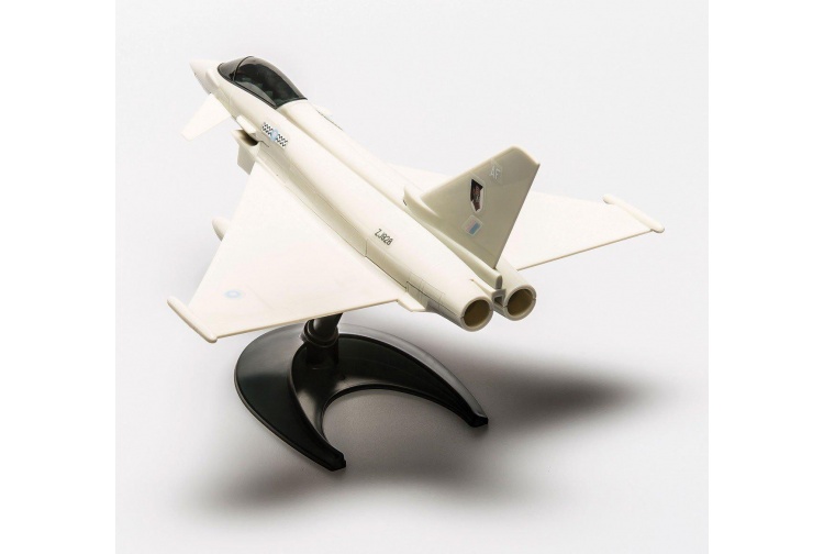 Airfix J6002 Quick Build Eurofighter Typhoon Model Plane Kit On Stand Rear